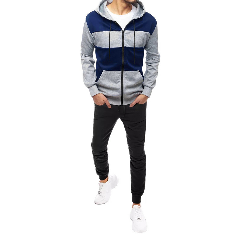 Νέο φθινοπωρινό χειμερινό σετ αθλητικών ανδρών Ζακέτα με φερμουάρ + Παντελόνι Harajuku Sport Suits Casual φούτερ Επώνυμα ανδρικά αθλητικά