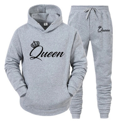 Μακρυμάνικο Σετ Φούτερ Ζευγάρι Φθινοπωρινά και Χειμερινά Αθλήματα Μακρυμάνικο Σετ Φούτερ Ζευγάρι Σετ Πουλόβερ Μοδάτο Ζευγάρι