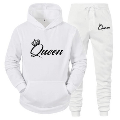 Μακρυμάνικο Σετ Φούτερ Ζευγάρι Φθινοπωρινά και Χειμερινά Αθλήματα Μακρυμάνικο Σετ Φούτερ Ζευγάρι Σετ Πουλόβερ Μοδάτο Ζευγάρι