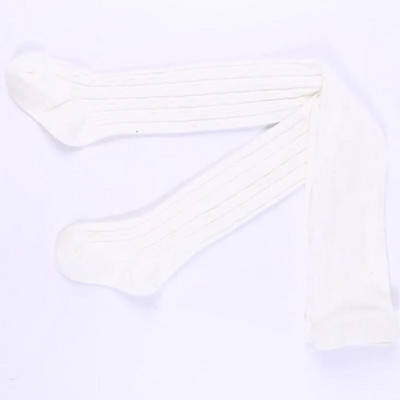 Bērnu ziemas pavasara zeķubikses trikotāžas kokvilnas siltas zeķbikses vienkrāsains zīdaiņu toddler meiteņu zeķubikses bērniem zeķu zeķes