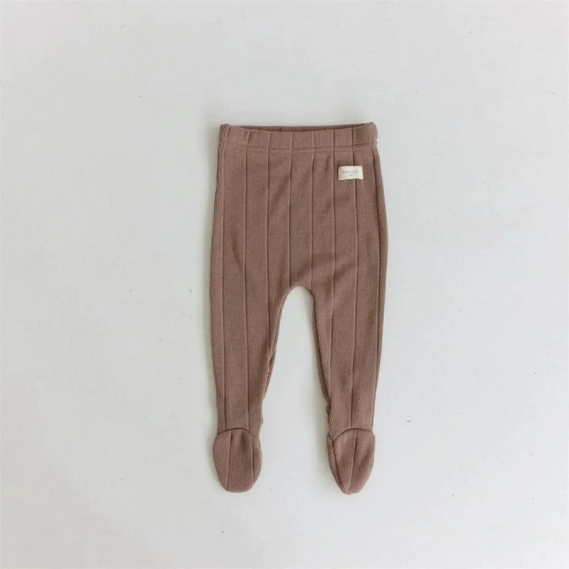 2023. gada rudens, jauna mazuļa cietas zeķbikses, kokvilnas, mazuļu meitenes, kokvilnas legingi zīdaiņu bikses, jaukas bērnu drēbes