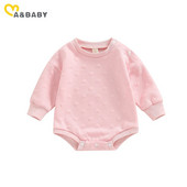 ma&baby 0-18 M Ziemassvētki Zēns Jaundzimušais Zēns Meitene Ziemassvētku vecītis Govs apdruka ar garām piedurknēm Kombinezons Ziemassvētku Kostīmi Apģērbs