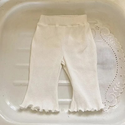 Babanadrágok Nyári karcsú nadrágok Újszülött Fiú Stretch Nadrágok Tipegő Fiúk Lányruhák Egyszínű csecsemőruházat gyerekeknek