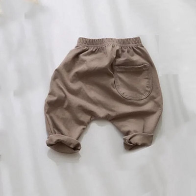 Babanadrágok Nyári karcsú nadrágok Újszülött Fiú Stretch Nadrágok Tipegő Fiúk Lányruhák Egyszínű csecsemőruházat gyerekeknek