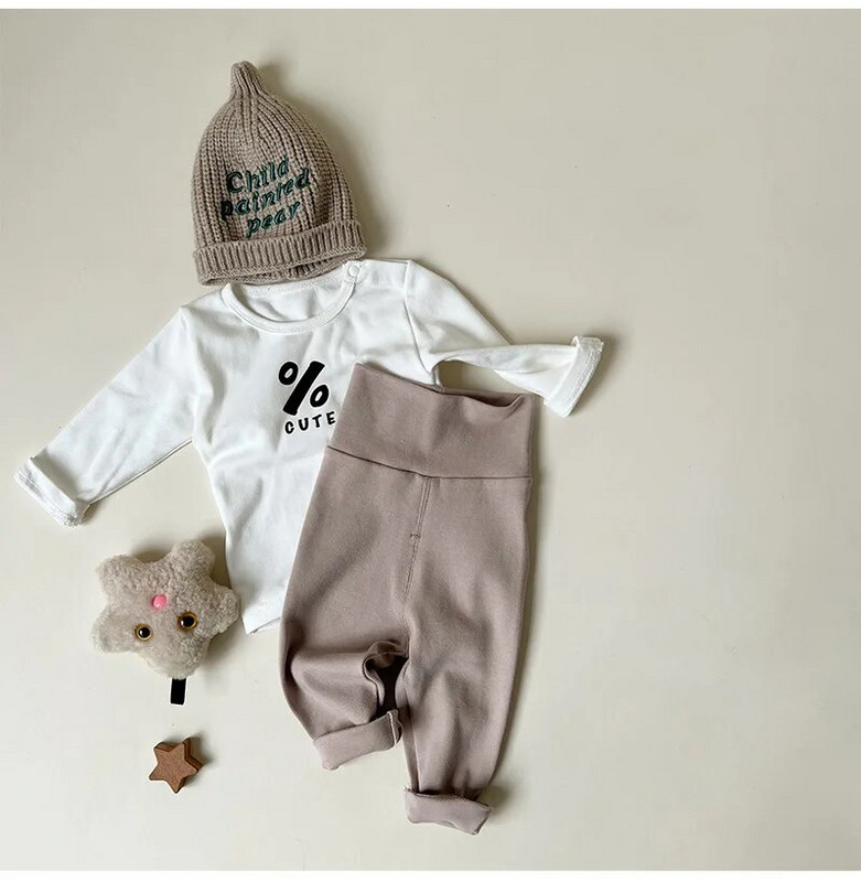 0-5 ετών Βρεφικό παντελόνι Άνοιξη Φθινόπωρο Παιδιά Αγόρια Κορίτσια Παντελόνια Casual Παιδικά Πλήρες Παντελόνια Μικρό Παντελόνι Βρεφικά Μονόχρωμα Κολάν