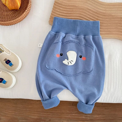 0-2 éves korig Babanadrág újszülött fiú lány magas derekú rajzfilm állat PP nadrág bő alsó felsőruházat őszi ruhák