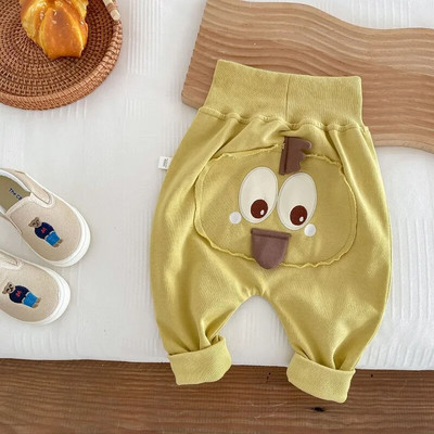 0-2 éves korig Babanadrág újszülött fiú lány magas derekú rajzfilm állat PP nadrág bő alsó felsőruházat őszi ruhák