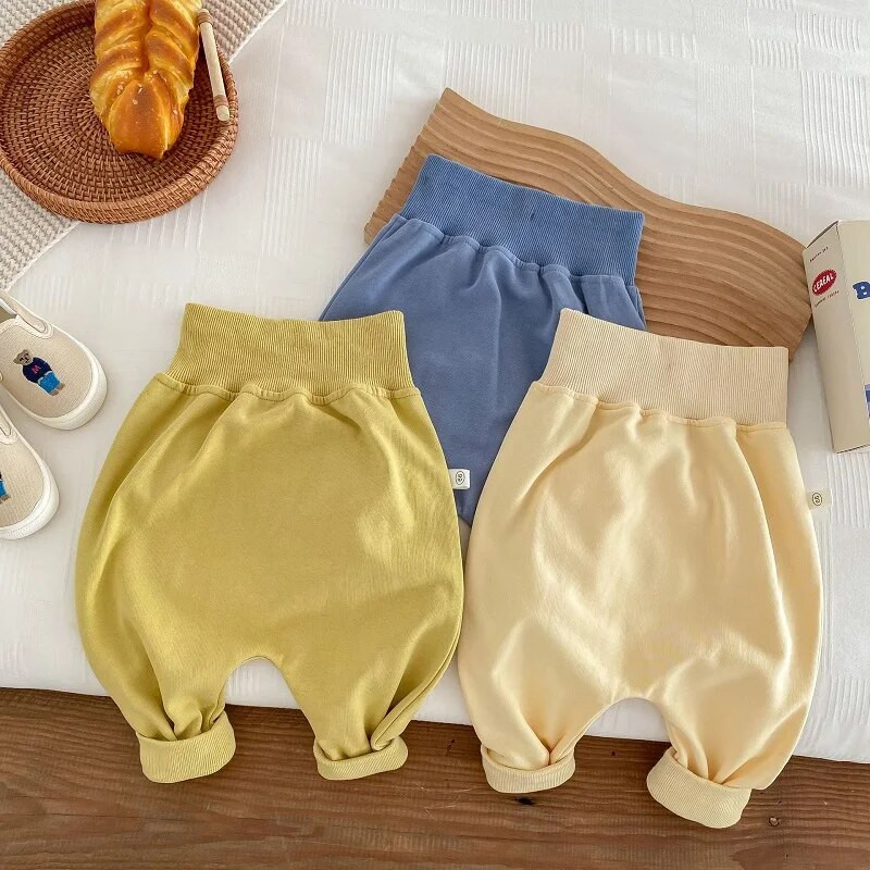 0-2 éves korig Babanadrág újszülött fiú lány magas derekú rajzfilm állat PP nadrág bő alsó felsőruházat őszi ruhák