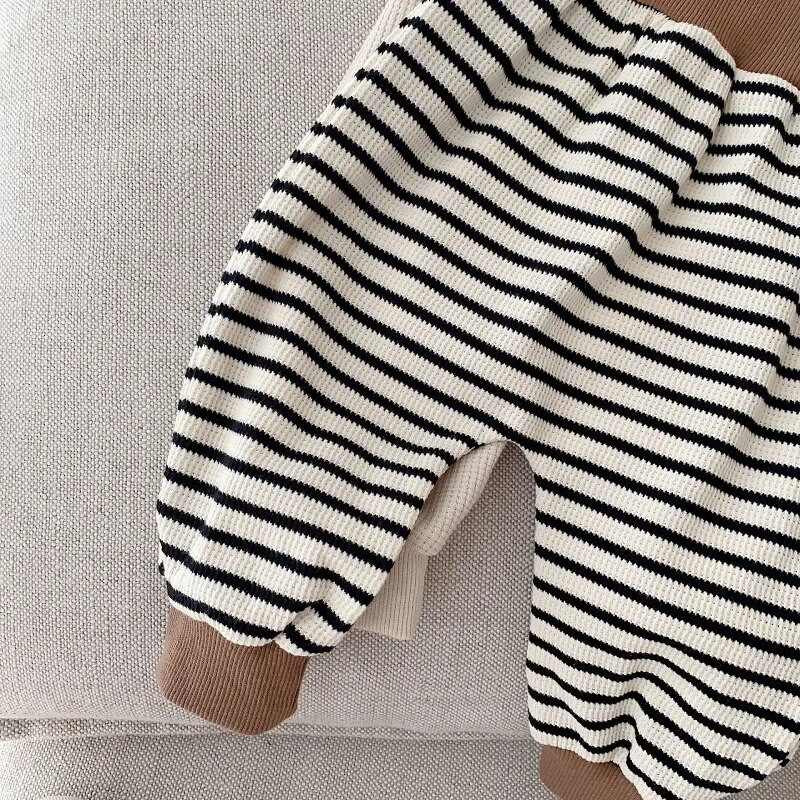 2023 Φθινόπωρο μωρό PP παντελόνι 0-2 ετών Νεογέννητο αγόρι κορίτσι ψηλόμεσο καρτούν παντελόνι χαρέμι Φαρδύ κάτω ριγέ ρούχα Ρούχα