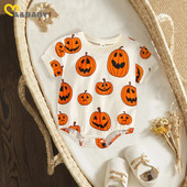 Ma&Baby 0–3 gadus veciem Helovīna svētkiem, zēniem, meitenēm, kostīmi, ķirbji, jaundzimušo, mazuļu apģērbi