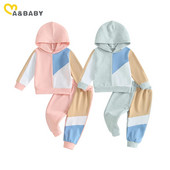 ma&baby 0-3Y νήπιο Βρέφος Νεογέννητο Αγοράκι Κοριτσάκι Σετ Ρούχα Μακρυμάνικα Μπλουζάκια Παντελόνια Casual Φθινοπωρινά Ανοιξιάτικα Αθλητικά