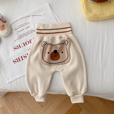 Babanadrág 0-2 éves korig újszülött fiú lány magas derekú karikatúra medve PP nadrág hárem alsó bő felsőruházat őszi ruhák