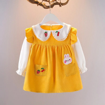 Βρεφικό φόρεμα 1-4 ετών 2023 Ανοιξιάτικο και Φθινόπωρο Ξένο Παιδικό Φόρεμα Fairy Student Bubble μανίκι Πριγκίπισσα γενεθλίων