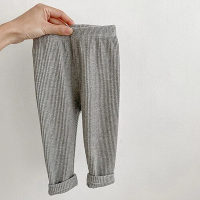 Tavaszi őszi totyogó Kislány Fiú Nadrág Egyszínű Újszülött Kisfiúk Lányok Nadrágok Gyermekruhák Baba Leggingsek