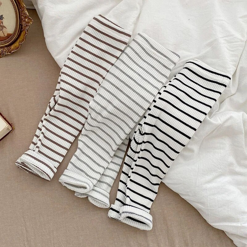 Tavaszi őszi totyogó Kislány Fiú Nadrág Egyszínű Újszülött Kisfiúk Lányok Nadrágok Gyermekruhák Baba Leggingsek