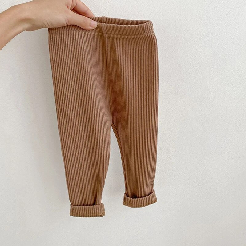 Tavaszi őszi totyogó Kislány Fiú Nadrág Egyszínű Újszülött Kisfiúk Lányok Nadrágok Gyermekruhák Baba Leggingsek