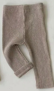 Βρεφικό παντελόνι για κοριτσάκι 0-24 εκ. Νεογέννητο Παιδικό ελαστικό μονόχρωμο κολάν με λωρίδα Stretch βαμβακερό στενό καλσόν κάτω Ρούχα