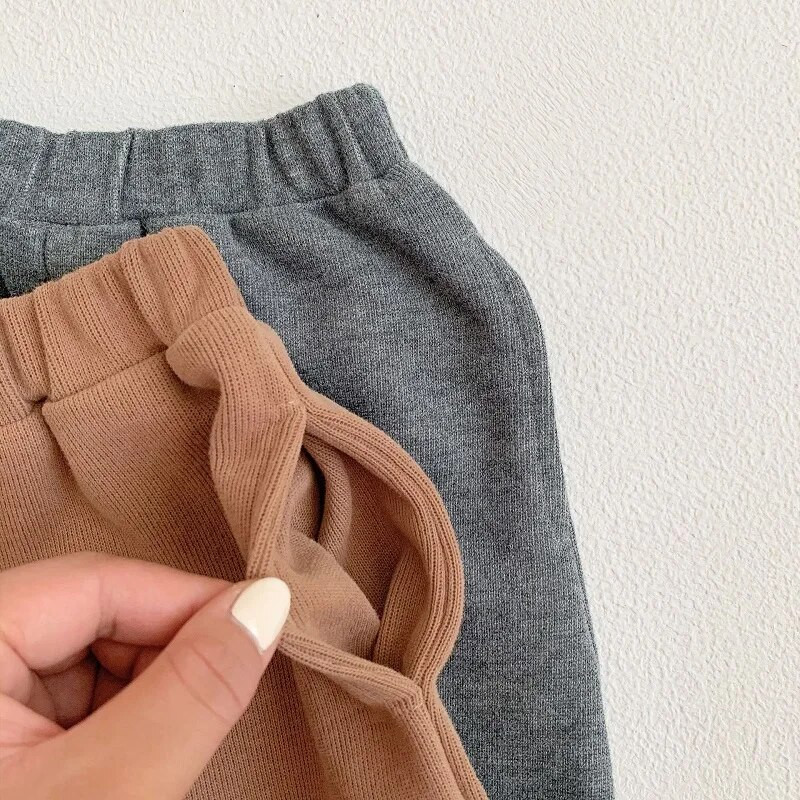 2022 Νέο φθινοπωρινό βρεφικό παντελόνι 0-3 ετών Παιδικό αγόρι κορίτσι ελαστικό συνονθύλευμα μέσης Φαρδύ Casaul Φούτερ Παντελόνι ΡΡ Ρούχα