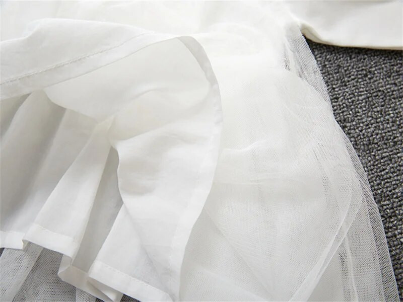 Csipke fehér menyasszonyi ruha újszülött kislányoknak Ruhakészlet Nyári Tavaszi Pirncess Lányruhák