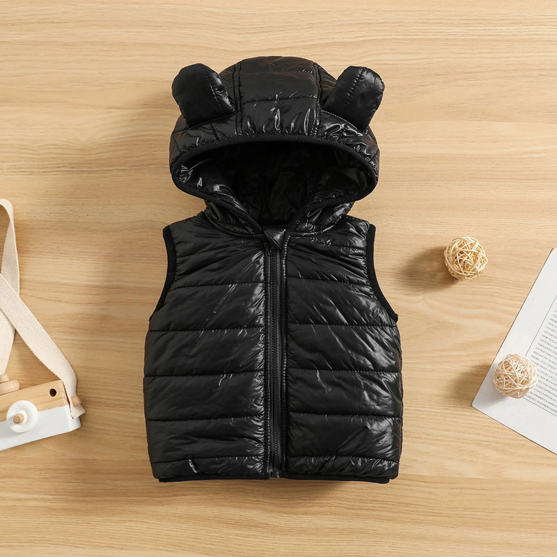 Ma&Baby 6 m-7 gadi Rudens Ziemas Bērni Bērni Siltās Veste Veste Virsdrēbes Apģērbs Zēni Meitenes Siltas Jakas Veste