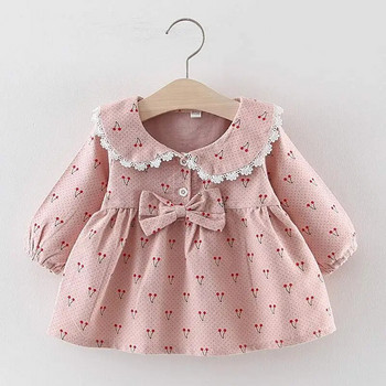 Bear Leader Newborn Bebes Princess Dresses Jesen Christmas Fashion Infant Girl Ruffles Costume Vestidos Cute Bear Bags 0-2Y