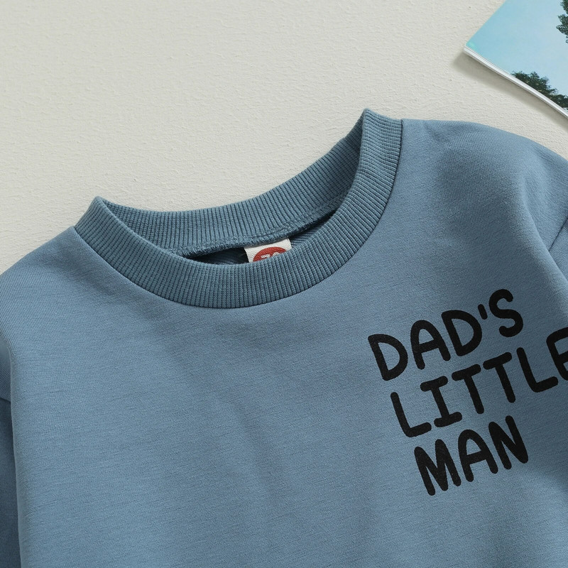 ma&baby 0-3Y νήπιο Βρέφος Νεογέννητο Βρέφος Αγόρια Σετ Ρούχα Φθινοπωρινή Άνοιξη Επιστολή εκτύπωσης Μακρυμάνικο μπλουζάκια Παντελόνια Φόρμα γυμναστικής