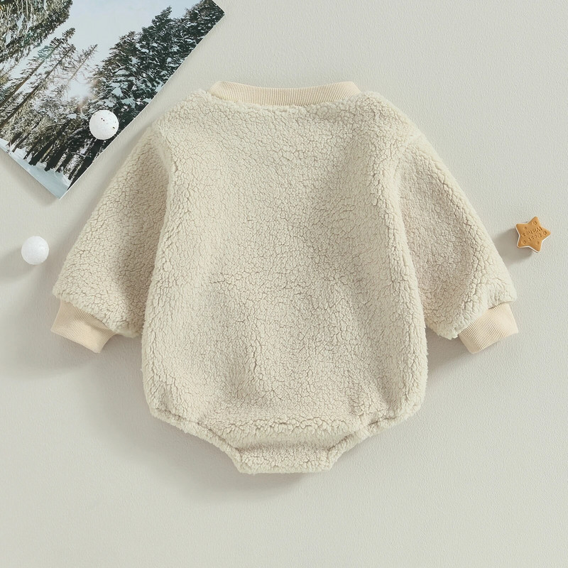 ma&baby 0-18 M jaundzimušā zīdaiņa zīdainis meitene zēns, silts plīša kombinezons ar garām piedurknēm rudens pavasara ziemas apģērbs