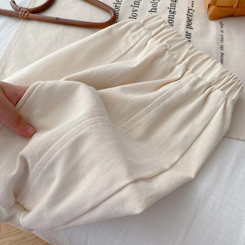 Νέο φθινοπωρινό παιδικό παντελόνι 0-5 ετών Παιδικό μωρό αγόρι κοριτσάκι Μονόχρωμο ελαστική μέση Απαλό Jogger Αθλητικά ρούχα παντελόνι κάτω