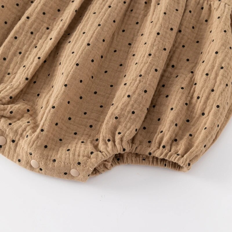 Volāni Pavasaris Vasaras Punkti jaundzimušo meiteņu bodiji Princešu kokvilnas zīdaiņu apģērbi meiteņu kombinezoni + cepures