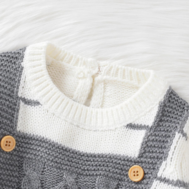 Komplekts zīdaiņa augšdaļai un apakšai rudens jaundzimušā bodiji Onesie, zēnu trikotāžas kombinezons no 0 līdz 3 6 mēnešiem.