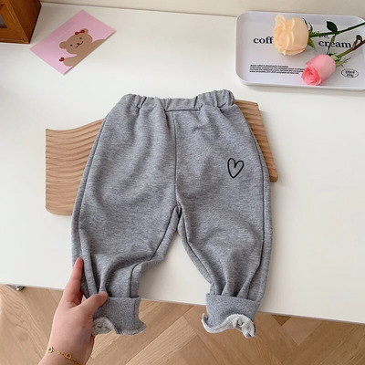 Sportska odjeća za djecu Djevojčice 0-5 godina Dječje sportske hlače s elastičnim strukom u obliku srca Trenirke za trčanje Aktivna odjeća