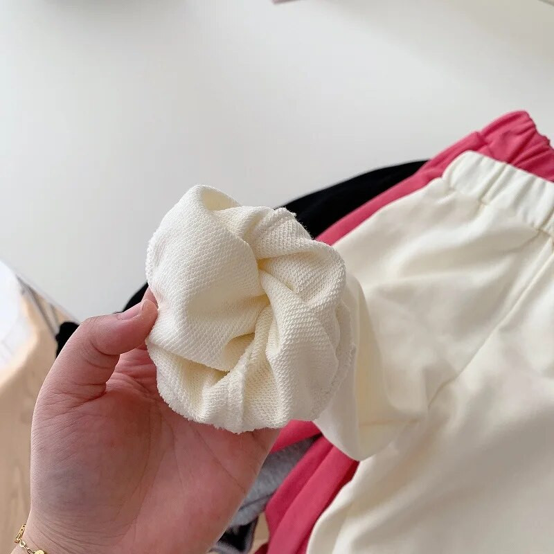 Sportska odjeća za djecu Djevojčice 0-5 godina Dječje sportske hlače s elastičnim strukom u obliku srca Trenirke za trčanje Aktivna odjeća