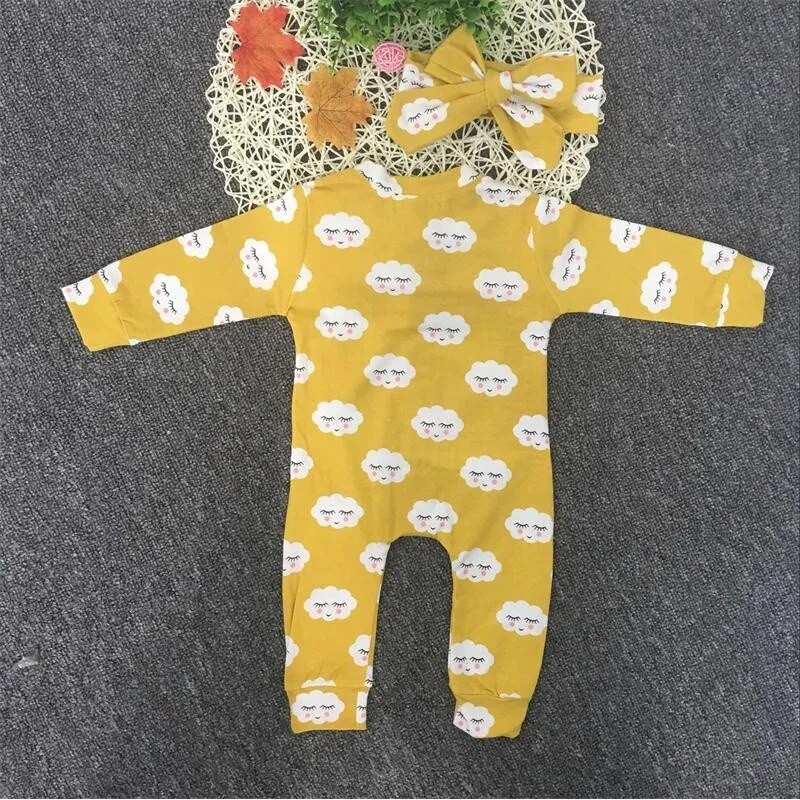 0–18 mēneši jaundzimušajiem, meiteņu zīdaiņiem, apģērbs ar garām piedurknēm un galvas saite, 2 gab. zīdaiņu tērpi, pavasara drēbes