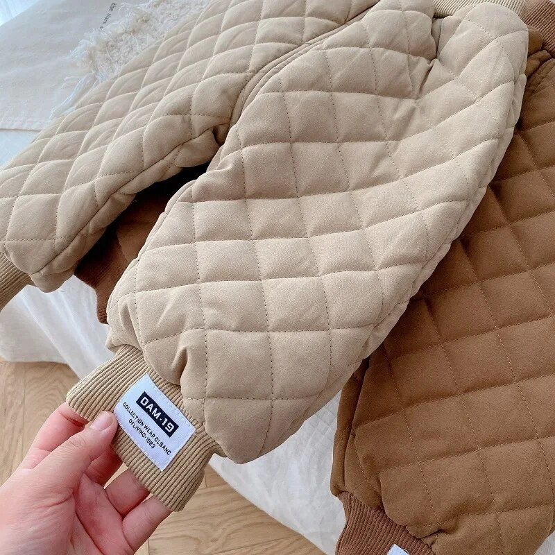 Pantaloni de iarnă ocazional pentru copii, băieți, 0-5 ani, pentru copii, culoare solidă, cu talie elastică, fleece, pantaloni de jogger, cald, haine.