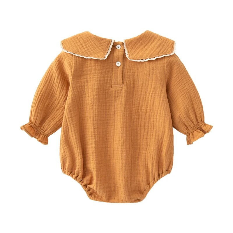 2023. gada jaunais pavasaris, vasara jaundzimušo meiteņu bodiji ar garām piedurknēm, džemperi, kombinezoni, zīdaiņu apģērbi