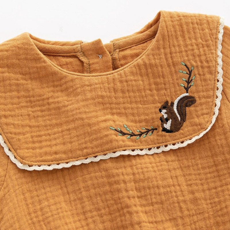 2023. gada jaunais pavasaris, vasara jaundzimušo meiteņu bodiji ar garām piedurknēm, džemperi, kombinezoni, zīdaiņu apģērbi