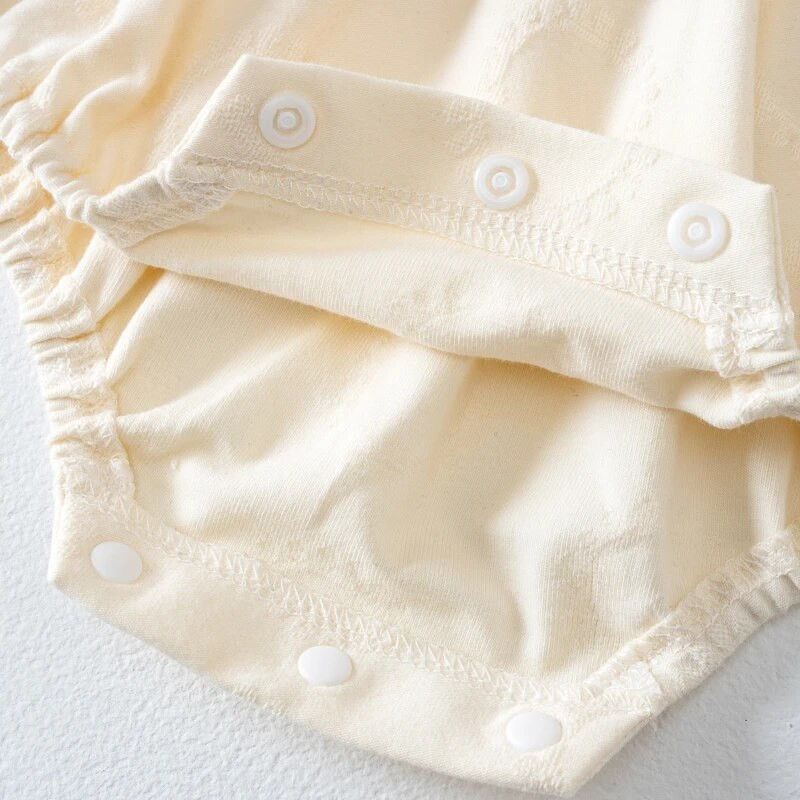 Bodi za novorođenčad Proljeće Jesen Dugih rukava Princeza s volanima Odjevni kombinezoni za djevojčice Odjeća