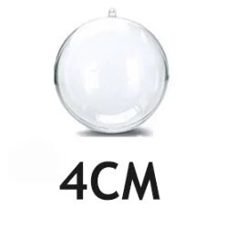 10 gab Ziemassvētku caurspīdīga bumbiņa, plastmasas Ziemassvētku eglītes, atvērta lodīšu kaste, rotājums kāzu dāvanai kāzu dāvanai, mājas dekorēšanai