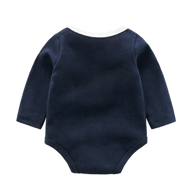 Τζέντλεμαν Newbron Βρεφική φόρμα για αγόρι μακρυμάνικο Παιδική φόρμα για αγόρια με κορώνα