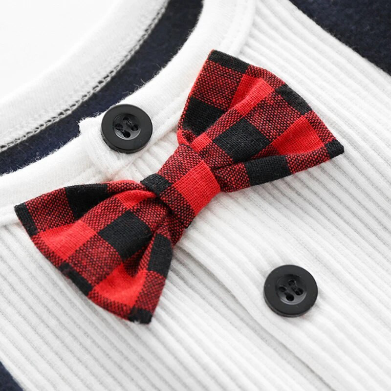 Τζέντλεμαν Newbron Βρεφική φόρμα για αγόρι μακρυμάνικο Παιδική φόρμα για αγόρια με κορώνα