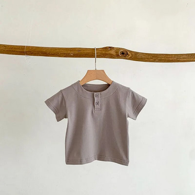 MILANCEL 2023 καλοκαιρινό σετ βρεφικών ρούχων Βάφλα κορμάκι και σύντομο μπλουζάκι για αγόρια Νεογέννητο κοστούμι