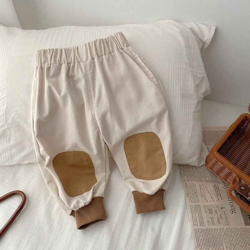 Νέο φθινοπωρινό παιδικό παντελόνι για αγοράκι 0-5 ετών Παιδιά κορίτσια ελαστικό συνονθύλευμα μέσης Φαρδύ παντελόνι χαρέμι Παντελόνι Jogger κάτω από τα ρούχα
