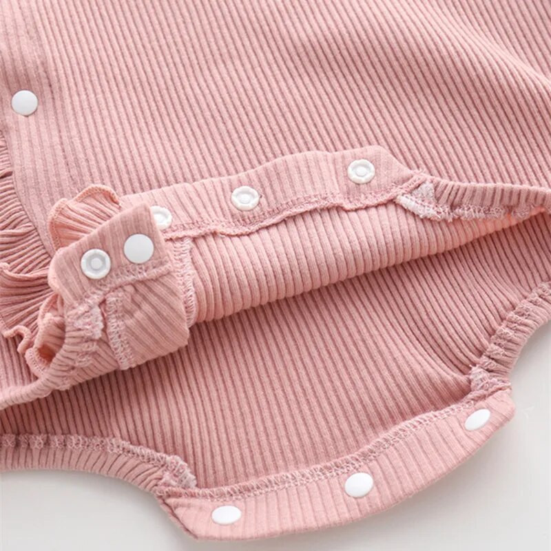 Agaric mežģīnes vasaras kokvilnas zīdaiņu apģērbs ar īsām piedurknēm Bodijs Princeses rotaļu tērps kombinezons