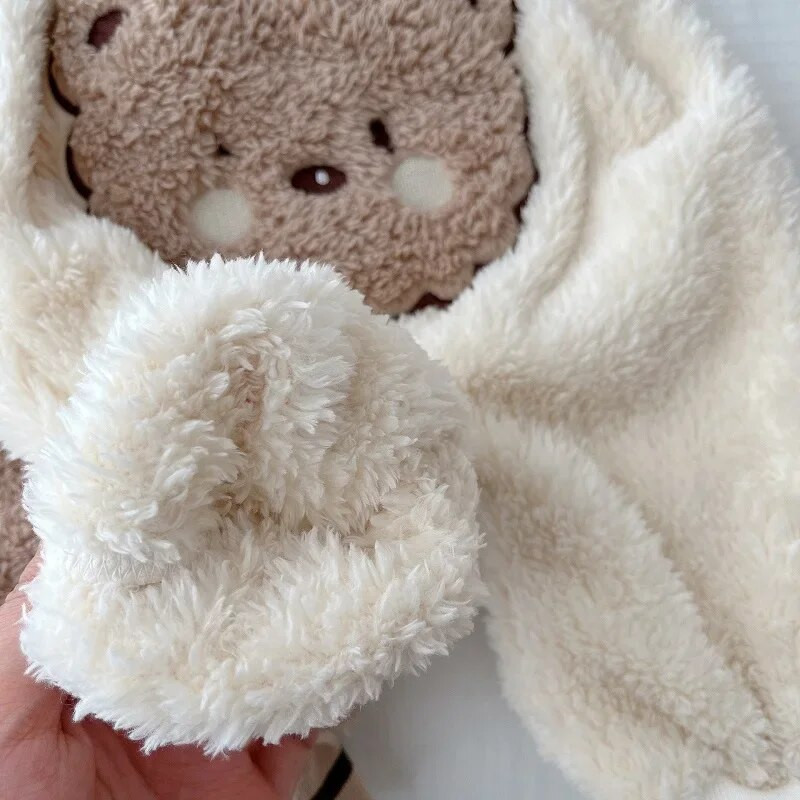 2023. gada ziemas bikses zīdaiņiem 0–2 gadi jaundzimušajam zēnam, meitenei ar augstu vidukli, multfilma, lācis, PP, bikses, flīss, biezs, silts apakšējais apģērbs.