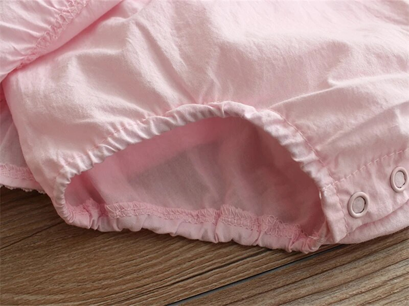 Princeses Mežģīnes Meiteņu Apģērbi Pavasara Rudens Kokvilnas Bodijs Onesie Kombinezoni + Cepure