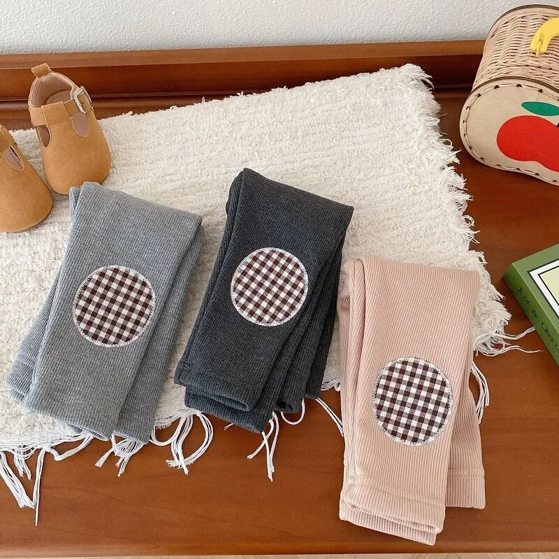 2023. gada ziema, bērnu meiteņu legingi 0–5 gadus veci mazuļi, elastīgi viduklis, flīss, biezs, silts virsdrēbes