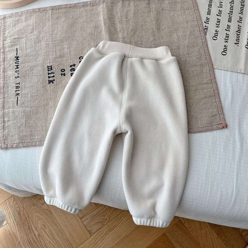 Bērnu polāras flīsa bikses 0-5 gadi, bērni zēni, meitenes