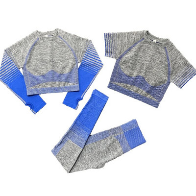 κοστούμια γιόγκα γυναικεία σετ γιόγκα ενδύματα γυμναστικής Γυναικεία αθλητική στολή γυμναστικής Ρούχα για τρέξιμο κορυφαία κολάν γιόγκα γυναικών Άνευ ραφής σετ γυμναστικής