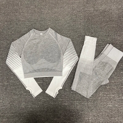 κοστούμια γιόγκα γυναικεία σετ γιόγκα ενδύματα γυμναστικής Γυναικεία αθλητική στολή γυμναστικής Ρούχα για τρέξιμο κορυφαία κολάν γιόγκα γυναικών Άνευ ραφής σετ γυμναστικής