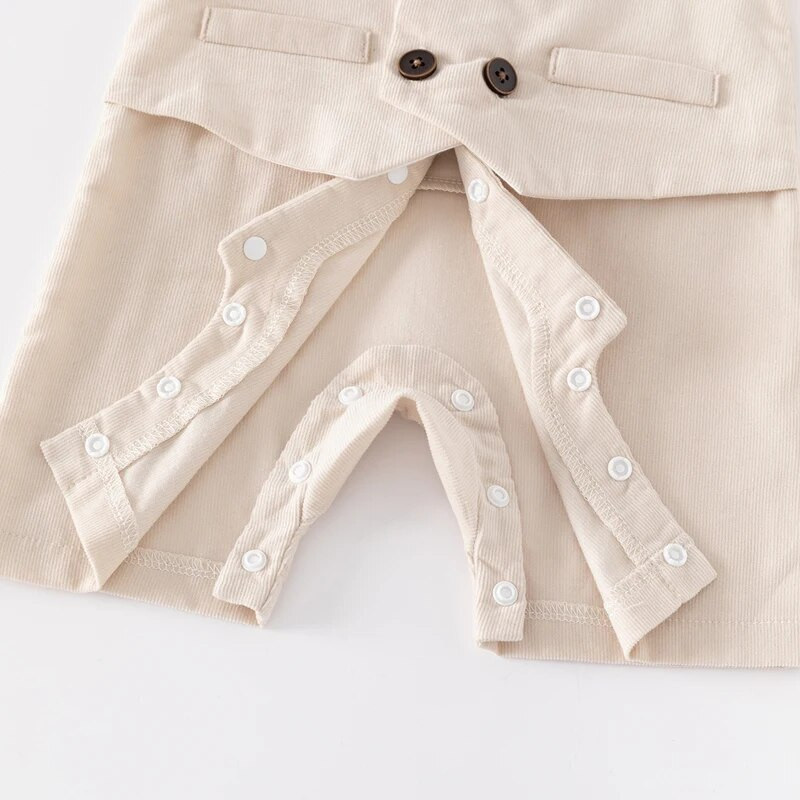 Gentleman`s Newborn Baby Boys Rompers Ανοιξιάτικη Φθινοπωρινή μακρυμάνικη φόρμα Boy Onesie Ρούχα